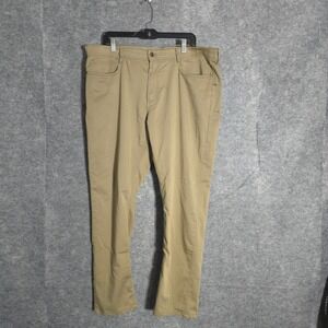 Copper & Oak Supply Co Pants Mens 38x32 Khaki Straight Leg Stretch Twill Chino